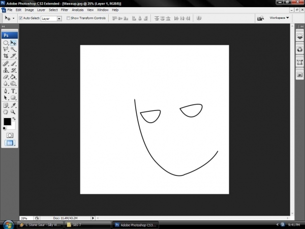 Creation of A Smile feels always Right: Step 2